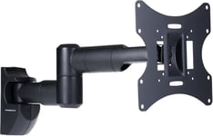 Universal TV Wall Bracket 23-43" Tilt Swivel Dual Pivot VESA Max 200x200 Black