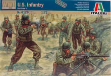 WWII US Infantry Figurine Plastique Kit 1:72 Model Italeri