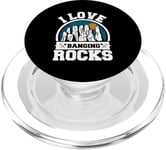 Citation amusante « I Love Banging Rocks » PopSockets PopGrip pour MagSafe