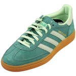 adidas Handball Spezial Womens Fashion Trainers in Green - 5 UK