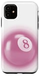 iPhone 11 Retro Pink Lucky Disco 8 Ball For Women Case