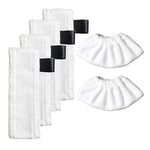 6PCS Replacement Steam Cleaner Floor Mop Cloth for  SC2 SC3 SC4 SC5 Vacuum4196