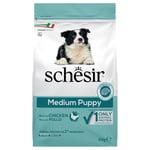 Schesir Dog Dry Medium Puppy med kyckling - Ekonomipack: 2 x 3 kg