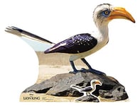 STAR CUTOUTS SC1395 Zazu Red Billed Hornbill Live Action Official Cardboard Cutout Perfect for Lion King Parties, Fans, Collectors and Events, Solid, Multicolour