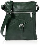 Bessie London, Sac en bandoulière Femme, Vert, ONE SIZE