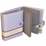 Large Little Book Of Earrings Lilac 4 Page Jewellery Storage Box Book