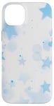 Coque pour iPhone 14 Plus Esthétique Bleu Clair Aura Stars Star Girl