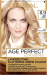 L'Oreal Excellence Age Perfect 1 count (Pack of 1), 8.31 Pure Beige Blonde 