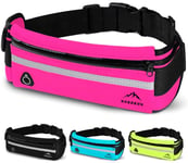 Ceinture Running Homme Et Femme | Sac Banane Étanche De Course A Pied, Sport, Jogging, Footing, Courir | Ceinture Course A Pied | Sac Course A Pied Pour Tous Les Telephones (Rose)