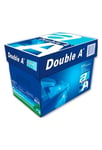 Papier a4 blanc 80 g double a - boîte de 2500 feuilles - blanc - double a