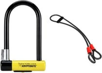Kryptonite New York Standard Lock with Flex Frame U-Bracket - Grey,yellow 