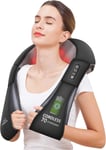 Snailax Cordless Neck Back and Shoulder Massager with Heat - EXTRA LARGE 