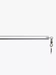 John Lewis Acrylic Curtain Draw Rods, Clear, Pair, L75cm