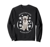 Medicine for Happiness Dog Women Men Kids Cute Puppy Funny Sweatshirt