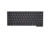 Lite-On - Ersättningstangentbord För Bärbar Dator - Med Trackpoint - Bakgrundsbelyst - Qwerty - Nordisk - För Thinkpad E480  E490  L380  L390  L480  T480s  T490