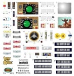 Lost In Space Jupiter 2 II 18" Stock Interior Model Decal Set 18LPG07