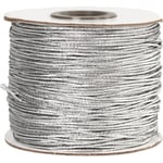 Elastiskt snöre 1mm 100m silve