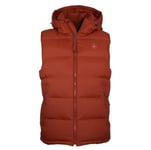 GANT Gilet Active Cloud, Rouge Fer, XL Homme