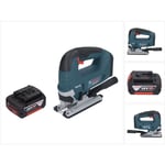 Bosch - gst 18V-125 b Professional Scie sauteuse sans fil 18 v 125 mm Brushless + 1x batterie 5,0 Ah - sans chargeur