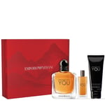 Emporio Armani Stronger With You 100ml EDT, 75ml Shower Gel & 15ml EDT Gift Set