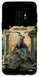 Coque pour Galaxy S9 King Warrior Capybara sur pile crocodile