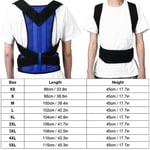 Unisex Adjustable Back Spine Support Posture Corrector Brace Hunchback Corre TOU