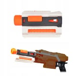 Barrel extension with rails for NERF Modulus