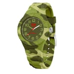 ICE-WATCH - Ice Tie And Dye Green Shades - Montre Verte pour Garçon avec Bracelet en Silicone - 021235 (Extra Small)