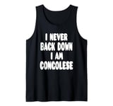 I Never Back Down I Am Congolese Tank Top