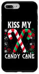 Coque pour iPhone 7 Plus/8 Plus Kiss My Candy Cane Fight Naughty Ugly Pull de Noël