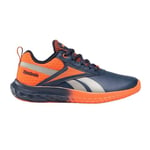 Reebok Rush Runner 5.0 SYN Running Shoes, VECTORNAVY/PUMPORANGE, 10.5 UK Child