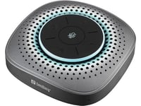 Sandberg SpeakerPhone Bluetooth + USB | 2in1 Microphone + Speaker | Bluetooth + USB | Conference Speaker | Portable Bluetooth Speakerphone for Smartphone Laptop Tablet | Noise Cancelling | Plug & Play