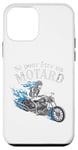 Coque pour iPhone 12 mini Né Pour Etre Un Motard Cadeau Moto Humour Biker Bike