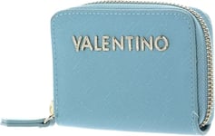 VALENTINO Divina SA VPS1IJ47 Zip Around Wallet ; Couleur : Turquoise Met, Turquoise Met, Talla única, Décontracté