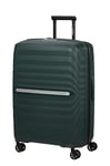 Samsonite Neo Flux - Spinner M, Valise Extensible, 68 cm, 86/96 L, Vert (Jungle Green)