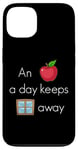 iPhone 13 An Apple a day keeps windows away fun PC operating system Case