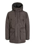 JACK & JONES Jjconstruct Parka Veste, Mulch, S Hommes