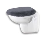 Meusch 2266905104 Housse de siège de Toilette Polyacrylique Gris Ardoise 47 x 50 x 2 cm