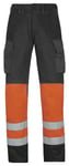 Snickers Men;Women X Pantalon haute visibilit Classe 1 Taille 196 orange noir, Orange/Noir, XS-XL EU