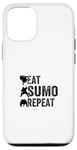 Coque pour iPhone 14 Eat Sumo Wrestling Repeat - Sumo Wrestling