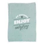 Mr Wonderful WOA2313267EM Do Nothing. Enjoy Everything. Blanket