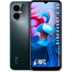 SPC Discovery 2 SE - Smartphone 4+128GB, écran 6.5" HD+, NFC, déverrouillage Facial/Empreintes digitales, 4G, Double caméra 13+2MP, Batterie 4500 mAh/Charge inversée, Android 13 - Couleur Deep Sky