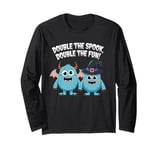 Double the spook, double the fun, matching halloween Long Sleeve T-Shirt