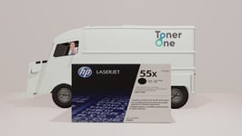 HP CE255X 55X Black Toner Cartridge HP Laserjet P3015  New 