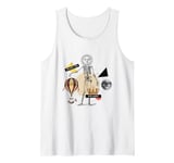 Extravagant design: Artful collage - Vintage Sun King Tank Top