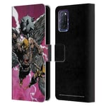 JUSTICE LEAGUE DC COMICS HAWKMAN COMIC ART LEATHER BOOK CASE FOR OPPO PHONES