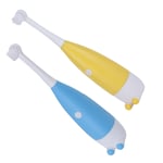 0.3W Kids Electric Toothbrushes Battery Powered Replaceable Brush Head Soft NDE