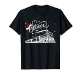 Christmas North Pole Polar Express All Abroad Xmas Santa T-Shirt