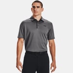 Polo Under Armour Tech™ pour homme Graphite / Noir / Noir XS