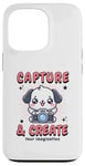 iPhone 13 Pro Cute Camera Dog Photographer Photo Capture & Create Puppy Case